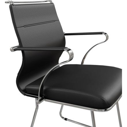 Конференц-кресло МТ_Sit Well M4-192K - Extra /Ach46/Wm12/K15cL(F54)/Черный