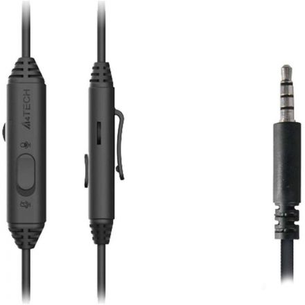 Гарнитура A4Tech Fstyler (FH100I (STONE BLACK)) черный 1.8м накладные Гарнитура A4Tech Fstyler (FH100I (STONE BLACK)) черный 1.8м накладные