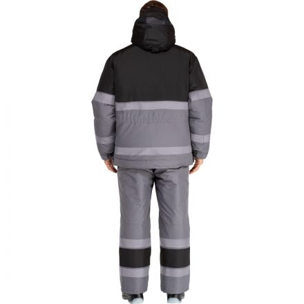 Костюм рабочий зимний мужской з50-КПК СОП сер/черн р.48-50/182-188 Костюм рабочий зимний мужской з50-КПК СОП сер/черн р.48-50/182-188