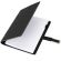 Тетрадь на кольцах А5, 180х220 мм, 120 л., под кожу soft-touch, застежка, BRAUBERG SHADE, черный, 405246