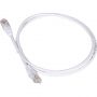 Патч-корд TWT TWT-45-45-0.5-WH UTP кат.5e, 0.5 м, белый