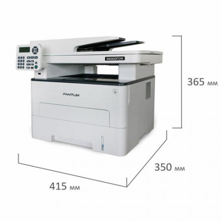МФУ лазерное PANTUM M6800FDW "4 в 1", А4, 30 стр./мин., 60000 стр./мес., ДУПЛЕКС, АПД, Wi-Fi, сетевая карта МФУ лазерное PANTUM M6800FDW "4 в 1", А4, 30 стр./мин., 60000 стр./мес., ДУПЛЕКС, АПД, Wi-Fi, сетевая карта
