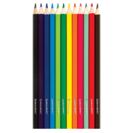 Карандаши цветные BRAUBERG "My lovely dogs", 12 цветов, шестигранные, грифель 3 мм, натуральное дерево, 180531 Карандаши цветные BRAUBERG "My lovely dogs", 12 цветов, шестигранные, грифель 3 мм, натуральное дерево, 180531