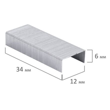 Скобы для степлера цинковое покрытие №24/6, 1000 штук, BRAUBERG "EXTRA", до 30 листов, 229299 Скобы для степлера цинковое покрытие №24/6, 1000 штук, BRAUBERG "EXTRA", до 30 листов, 229299