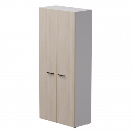 Шкаф с высокими дверьми Everprof EVO 800х383x1835 Белый/Дуб Соната