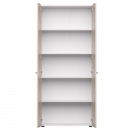 Шкаф с высокими дверьми Everprof EVO 800х383x1835 Белый/Дуб Соната