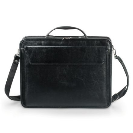 Портфель "Паритет", 38х29х6 см, искусственная кожа, 3 отделения, на молнии, черный Портфель "Паритет", 38х29х6 см, искусственная кожа, 3 отделения, на молнии, черный