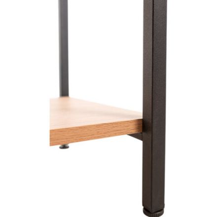 Стеллаж BRABIX "SMART SH-004", 790х360х1950 мм, ЛОФТ, 5 полок, металл/ЛДСП бунратти, каркас черный, 641944 Стеллаж BRABIX "SMART SH-004", 790х360х1950 мм, ЛОФТ, 5 полок, металл/ЛДСП бунратти, каркас черный, 641944