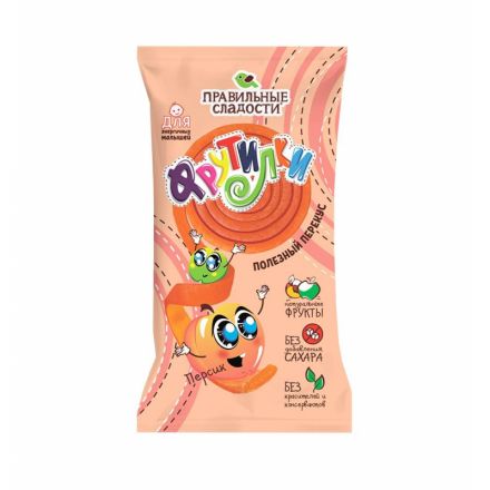 Мармелад ПС пастилки Фрутилки персик, 15гx30шт/уп Мармелад ПС пастилки Фрутилки персик, 15гx30шт/уп
