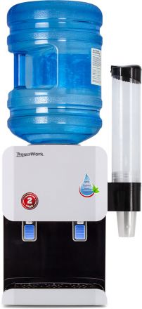 Водораздатчик Aqua Work 105-TWR бело-черный настольный Водораздатчик Aqua Work 105-TWR бело-черный настольный