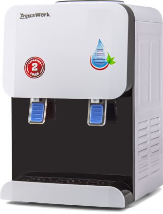 Водораздатчик Aqua Work 105-TWR бело-черный настольный Водораздатчик Aqua Work 105-TWR бело-черный настольный