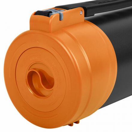 Термос классический, нержавеющая сталь, 2 л, оранжево-серый, 2 кружки, ручка + ремешок, TAIGARU (ТАЙГАРУ), 608817