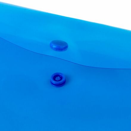 Папка-конверт с кнопкой МАЛОГО ФОРМАТА (240х190 мм), А5, прозрачная, синяя, 0,15 мм, STAFF, 270466 Папка-конверт с кнопкой МАЛОГО ФОРМАТА (240х190 мм), А5, прозрачная, синяя, 0,15 мм, STAFF, 270466