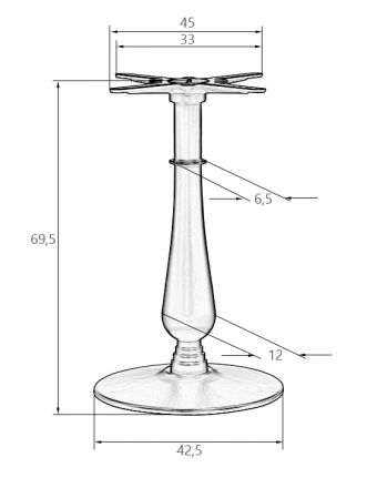 Подстолье обеденное DOBRIN ROLAND Подстолье обеденное DOBRIN ROLAND
