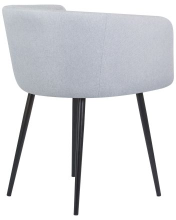 Стул обеденный DOBRIN ALINA, серо-голубая ткань (LAR-106D-23)