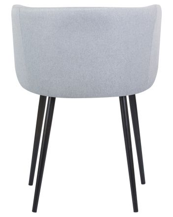 Стул обеденный DOBRIN ALINA, серо-голубая ткань (LAR-106D-23)