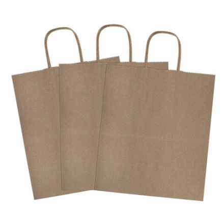 Крафт-пакет бумажный 22х12х25 см, КОМПЛЕКТ 50 шт., крученые ручки, плотность 90 г/м2, LAIMA ECO CRAFT, 609684 Крафт-пакет бумажный 22х12х25 см, КОМПЛЕКТ 50 шт., крученые ручки, плотность 90 г/м2, LAIMA ECO CRAFT, 609684