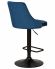 Стул барный DOBRIN JOSEPH BLACK, синий велюр (MJ9-117) Стул барный DOBRIN JOSEPH BLACK, синий велюр (MJ9-117)