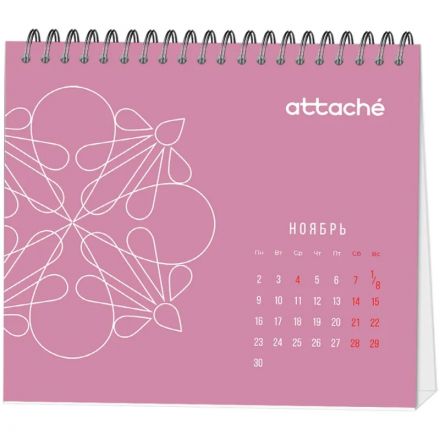 Календарь-домик настольный 2026 Attache, Орнамент, 120х110