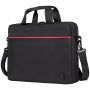 Сумка портфель BRAUBERG PRACTICAL с отделением для ноутбука 15,6", "Red line", черная, 29х40х7 см, 270829