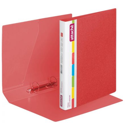 Папка на 2-х кольцах Attache Diagonal 25 мм красная до 170 листов (пластик 0.6 мм) Папка на 2-х кольцах Attache Diagonal 25 мм красная до 170 листов (пластик 0.6 мм)