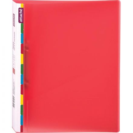 Папка на 2-х кольцах Attache Diagonal 25 мм красная до 170 листов (пластик 0.6 мм) Папка на 2-х кольцах Attache Diagonal 25 мм красная до 170 листов (пластик 0.6 мм)