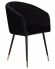 Стул обеденный DOBRIN MARY, черный велюр (1922-21)