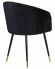 Стул обеденный DOBRIN MARY, черный велюр (1922-21)