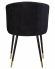 Стул обеденный DOBRIN MARY, черный велюр (1922-21)
