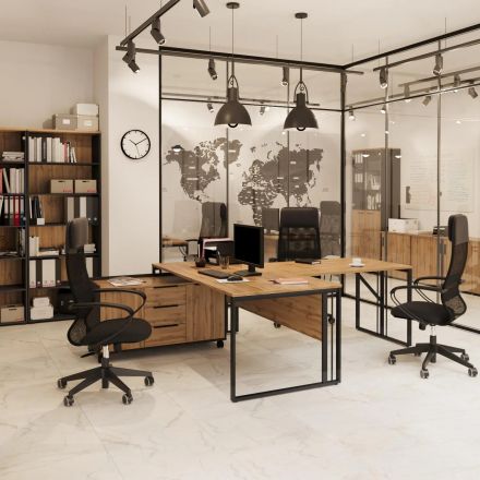 Экран к столам К-Loft 241P003 Ш1512 Графит
