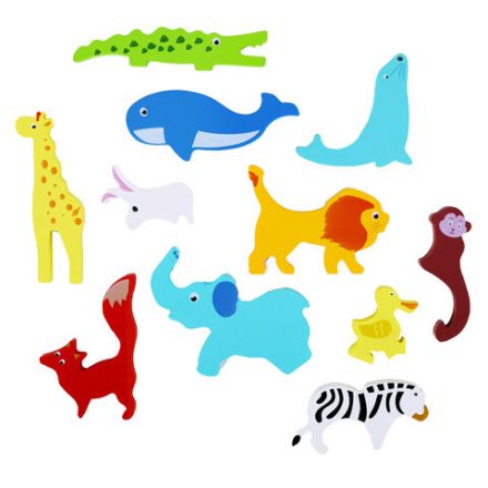 Пазл деревянный развивающий для детей "Дикие животные", 17х17 см, BRAUBERG KIDS, 665250 Пазл деревянный развивающий для детей "Дикие животные", 17х17 см, BRAUBERG KIDS, 665250