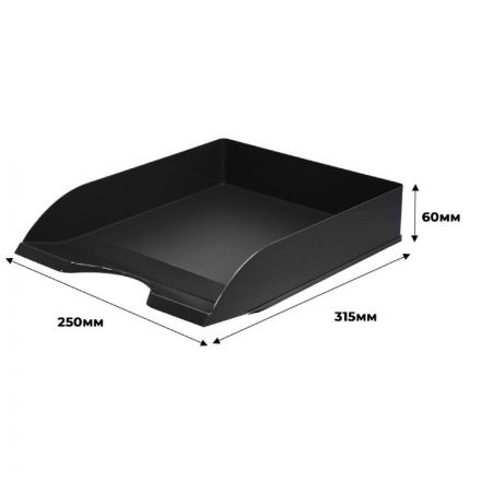 Лоток для бумаг горизонтальный Attache Космос черный Лоток для бумаг горизонтальный Attache Космос черный