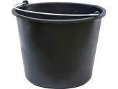 Ведро 14л. строительное, круглое, с ручкой металл цв. чёрный Ведро 14л. строительное, круглое, с ручкой металл цв. чёрный