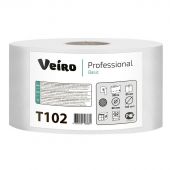 Бумага туалетная д/дисп Veiro Q2 Basic 1сл сер вторич 200м 12рул/уп T102