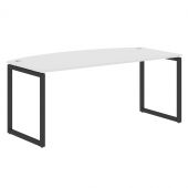 Стол руководителя XQET 189 Белый/Антрацит 1800х914х750 Стол руководителя XQET 189 Белый/Антрацит 1800х914х750