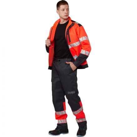 Брюки летние мужские Равелин красн./графит (р.52-54) 194-200