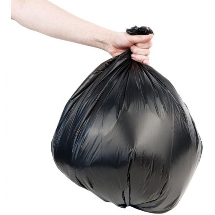 Мешки для мусора ПВД 30л 50х60см 12мкм черные 30шт/рул, ТЯ Мешки для мусора ПВД 30л 50х60см 12мкм черные 30шт/рул, ТЯ