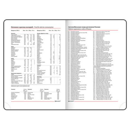 Ежедневник недатированный А5 138x213 мм BRAUBERG "Waves" под кожу, застежка 160 л., черный/красный, 111876
