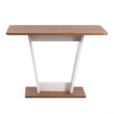 Стол Tetchair обеденный TIBI нераздвижной ЛДСП, 68,6 х 110 х 75 см, Дуб Канзас/Пепел Стол Tetchair обеденный TIBI нераздвижной ЛДСП, 68,6 х 110 х 75 см, Дуб Канзас/Пепел