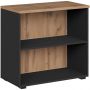 Стеллаж для документов низкий Easy Loft 241H004 выс 738 дуб натур./графит