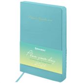 Ежедневник датированный 2026, А5, 138x213 мм, BRAUBERG "Pastel", под кожу гибкий, бирюзовый, 117462 Ежедневник датированный 2026, А5, 138x213 мм, BRAUBERG "Pastel", под кожу гибкий, бирюзовый, 117462