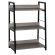 Стеллаж на металлокаркасе BRABIX "LOFT SH-002", 600х350х845 мм, цвет дуб антик, 641232