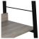 Стеллаж на металлокаркасе BRABIX "LOFT SH-002", 600х350х845 мм, цвет дуб антик, 641232