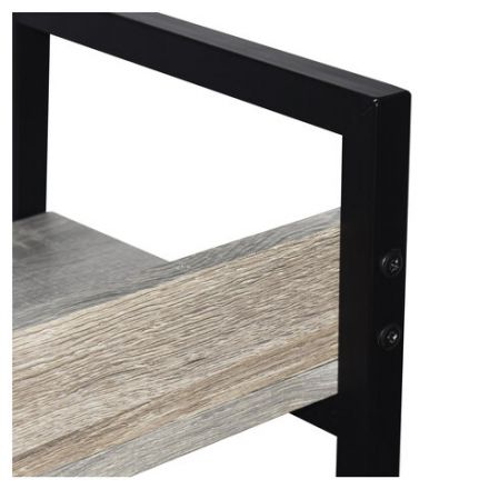 Стеллаж на металлокаркасе BRABIX "LOFT SH-002", 600х350х845 мм, цвет дуб антик, 641232 Стеллаж на металлокаркасе BRABIX "LOFT SH-002", 600х350х845 мм, цвет дуб антик, 641232