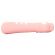 Пенал-косметичка ЮНЛАНДИЯ на молнии, силикон, "Paw Pink", розовый, 20х7 см, 270057