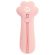 Пенал-косметичка ЮНЛАНДИЯ на молнии, силикон, "Paw Pink", розовый, 20х7 см, 270057