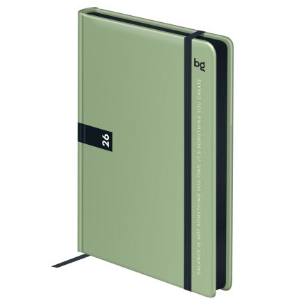 Ежедневник датированный 2026, А6, 7БЦ BG"Monochrome. Matcha", мятный, soft touch Ежедневник датированный 2026, А6, 7БЦ BG"Monochrome. Matcha", мятный, soft touch