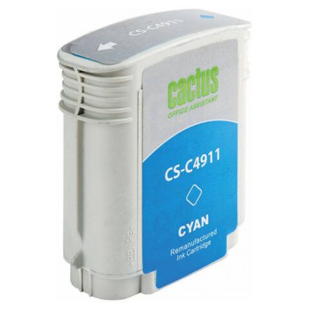 Картридж струйный CACTUS (CS-C4911) для плоттеров HP DesignJet 500/510/800, голубой Картридж струйный CACTUS (CS-C4911) для плоттеров HP DesignJet 500/510/800, голубой