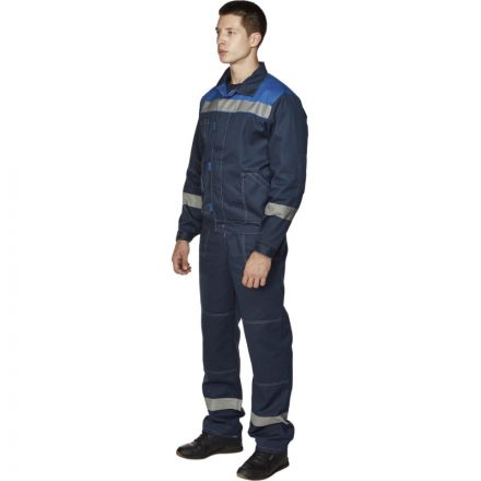 Костюм рабочий летний муж. л20-КБР син/вас (р.48-50) 170-176