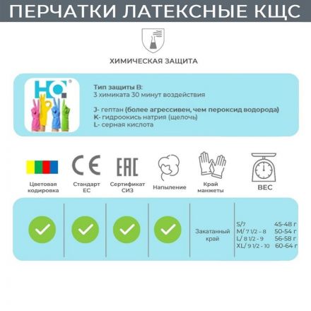 Перчатки латексные HQ Profiline арт.73579 красные р.S Перчатки латексные HQ Profiline арт.73579 красные р.S